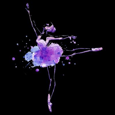 Watercolor Ballerina T-Shirt