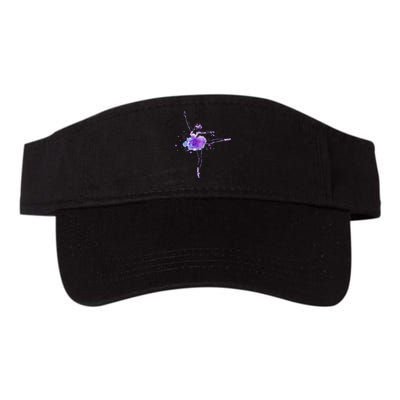 Watercolor Ballerina Valucap Bio-Washed Visor