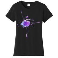 Watercolor Ballerina Women's T-Shirt