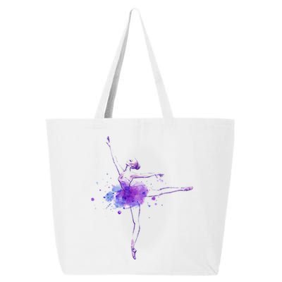 Watercolor Ballerina 25L Jumbo Tote