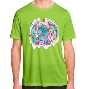 Watercolor Dragon Adult ChromaSoft Performance T-Shirt