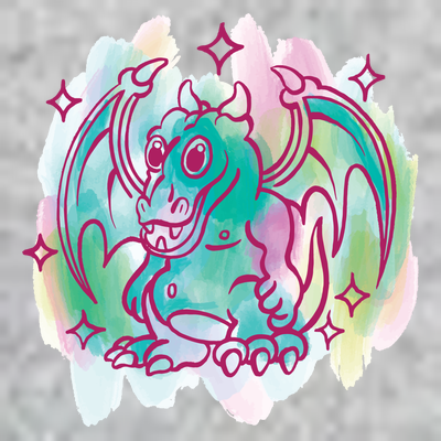 Watercolor Dragon T-Shirt