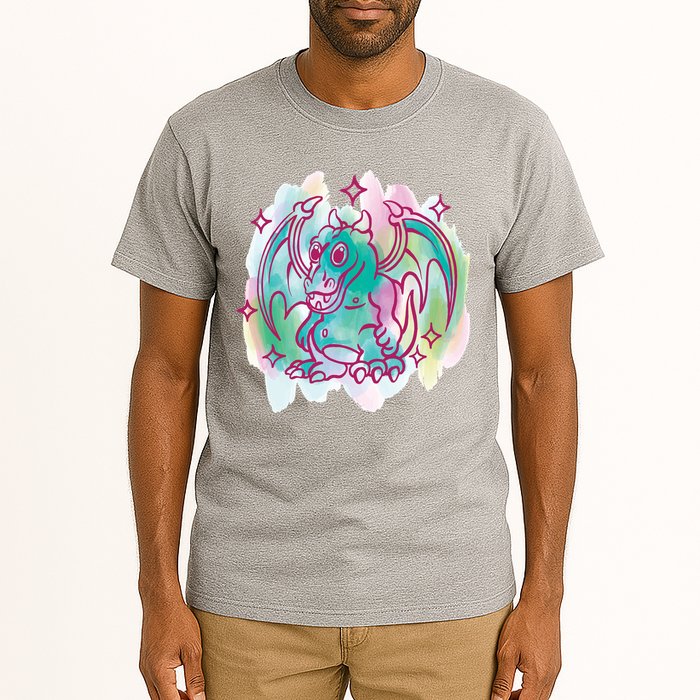 Watercolor Dragon Tall T-Shirt