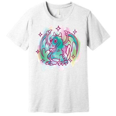 Watercolor Dragon Premium T-Shirt