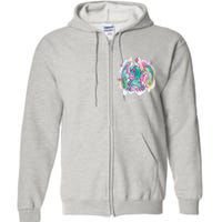 Watercolor Dragon Full Zip Hoodie