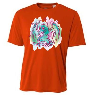 Watercolor Dragon Cooling Performance Crew T-Shirt