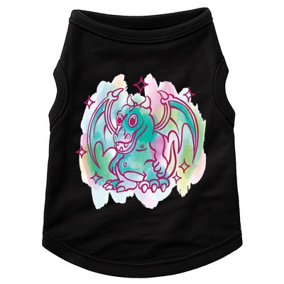 Watercolor Dragon Doggie Tank