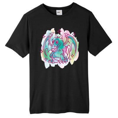 Watercolor Dragon Tall Fusion ChromaSoft Performance T-Shirt