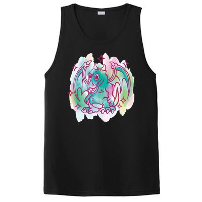 Watercolor Dragon PosiCharge Competitor Tank