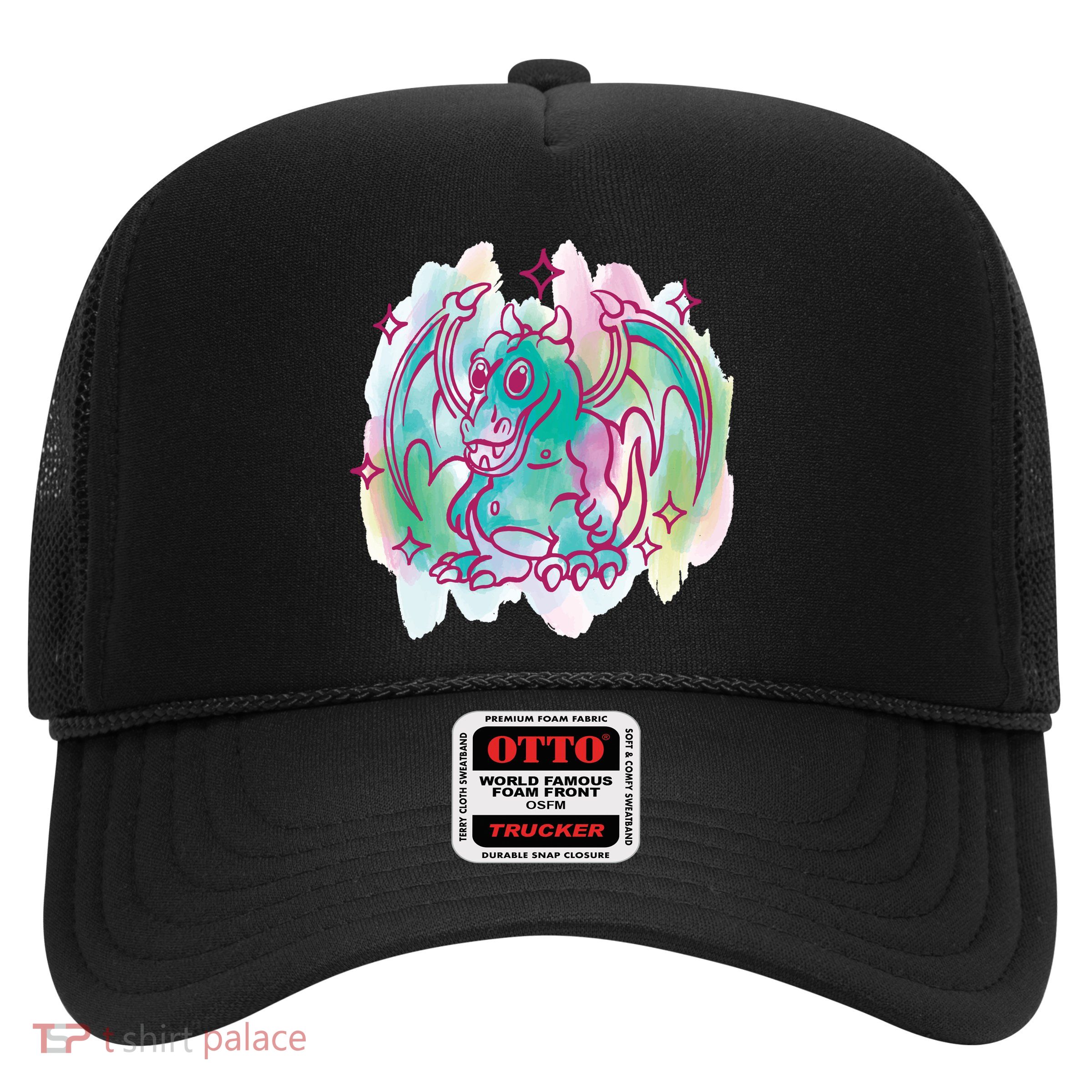 Watercolor Dragon Trucker Hat