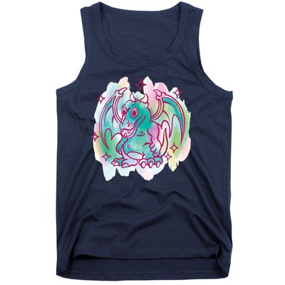 Watercolor Dragon Tank Top