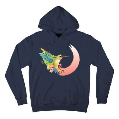 Watercolor Hummingbird Tall Hoodie