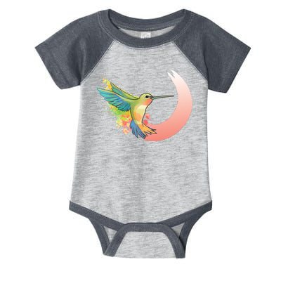 Watercolor Hummingbird Infant Baby Jersey Bodysuit