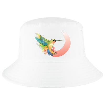 Watercolor Hummingbird Cool Comfort Performance Bucket Hat