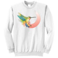 Watercolor Hummingbird Sweatshirt