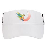 Watercolor Hummingbird Adult Drive Performance Visor