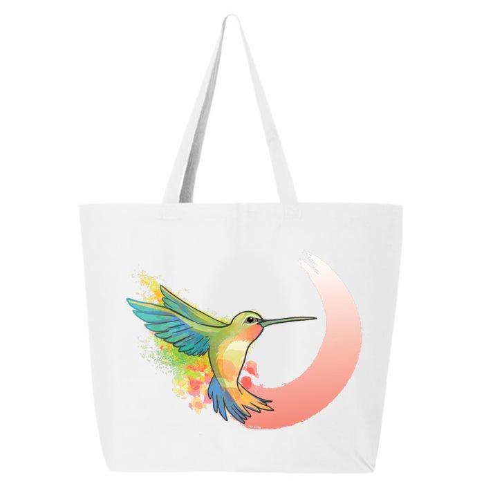 Watercolor Hummingbird 25L Jumbo Tote