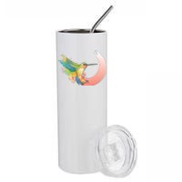 Watercolor Hummingbird Stainless Steel Tumbler