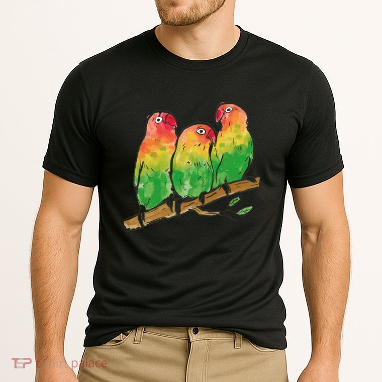 Watercolor Parrots Performance Shirt