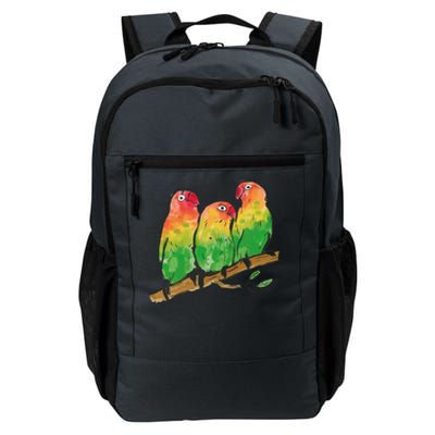 Watercolor Parrots Daily Commute Backpack