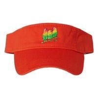 Watercolor Parrots Valucap Bio-Washed Visor