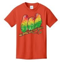 Watercolor Parrots Kids T-Shirt