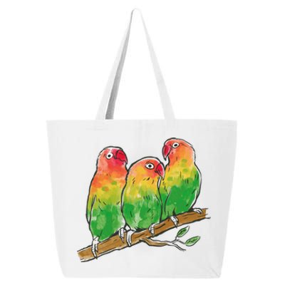 Watercolor Parrots 25L Jumbo Tote