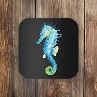 Watercolor Seahorse Coaster