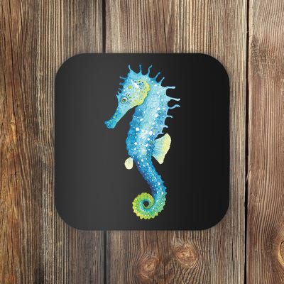 Watercolor Seahorse Coaster