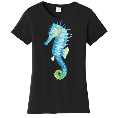 Watercolor Seahorse Women's T-Shirt