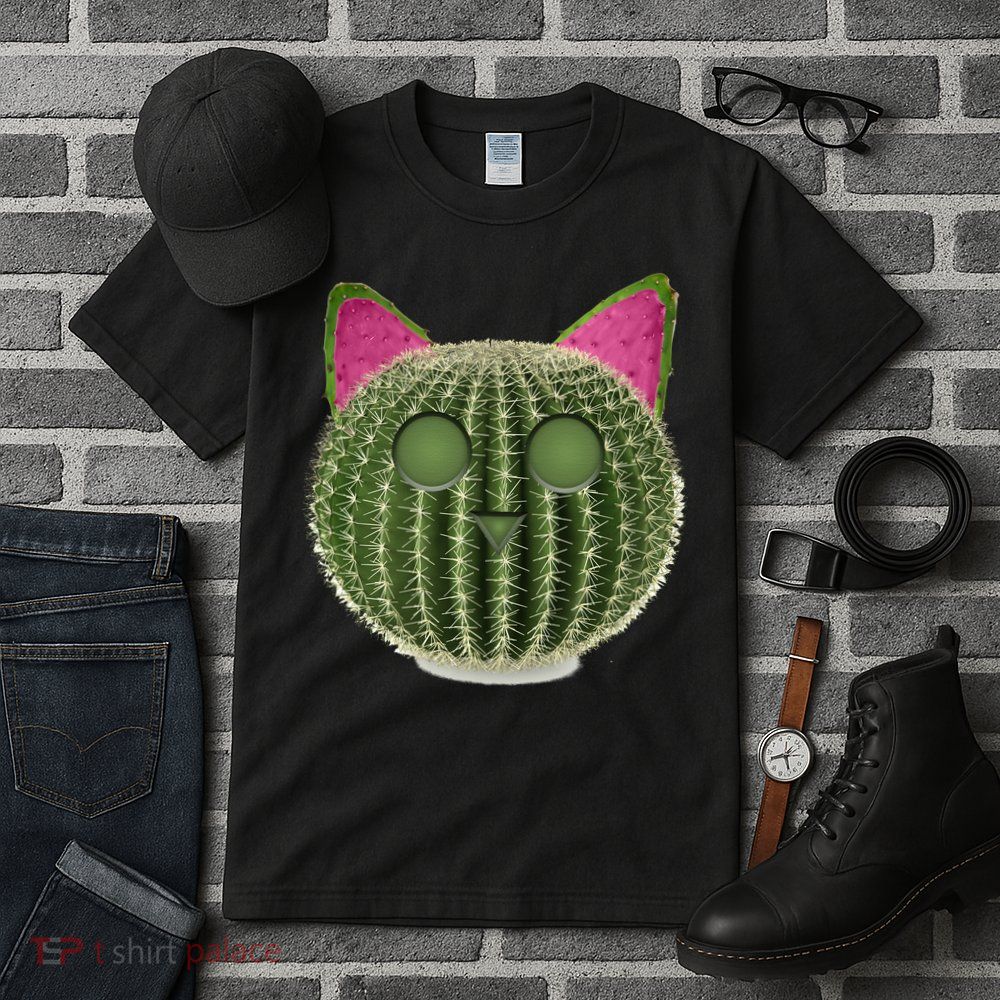 Watermelon Cactus Cat Catcus Tall T-Shirt