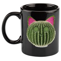 Watermelon Cactus Cat Catcus 11oz C Handle Ceramic Mug