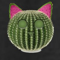 Watermelon Cactus Cat Catcus 15oz Campfire Ceramic Mug
