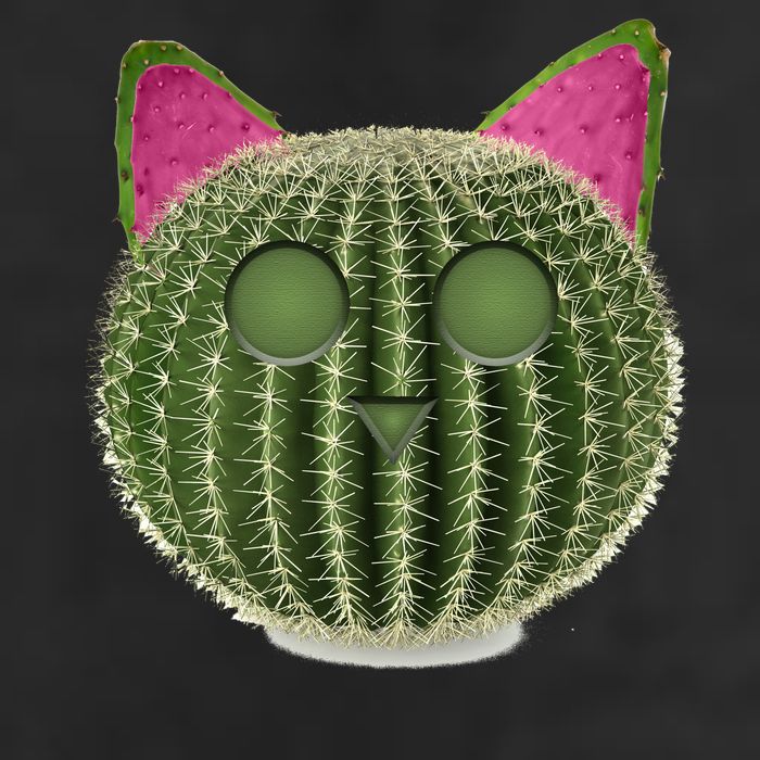 Watermelon Cactus Cat Catcus 15oz Campfire Ceramic Mug