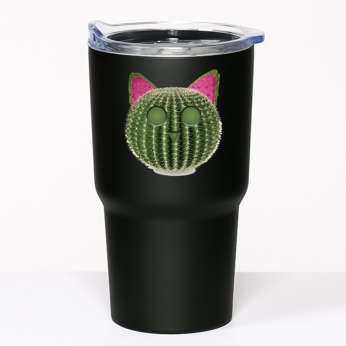 Watermelon Cactus Cat Catcus Tumbler