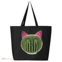 Watermelon Cactus Cat Catcus 25L Jumbo Tote