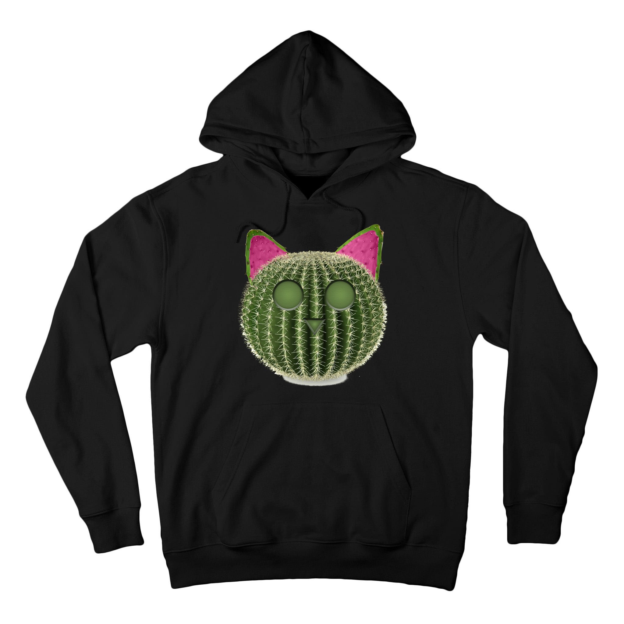 Watermelon Cactus Cat Catcus Tall Hoodie