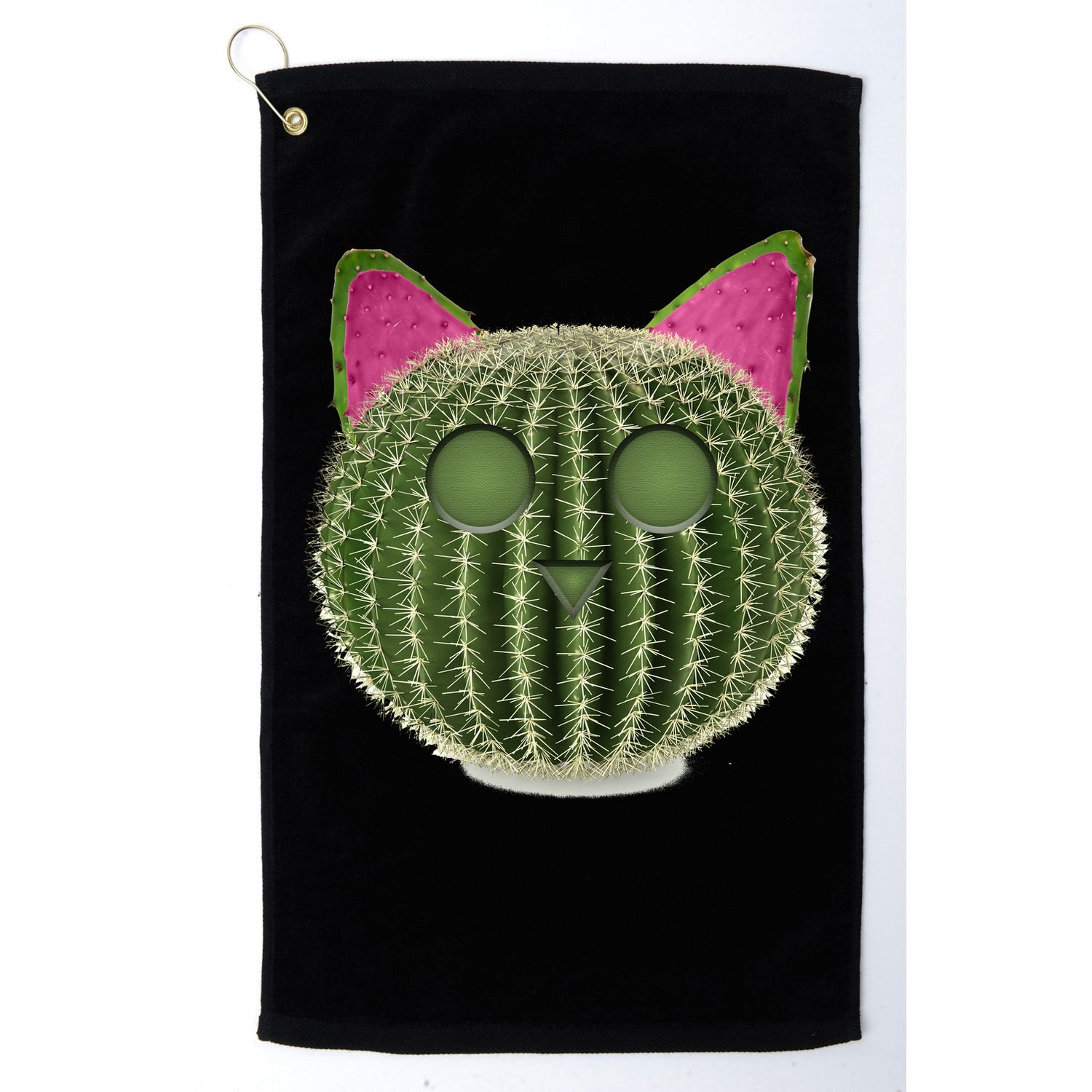 Watermelon Cactus Cat Catcus Golf Towel