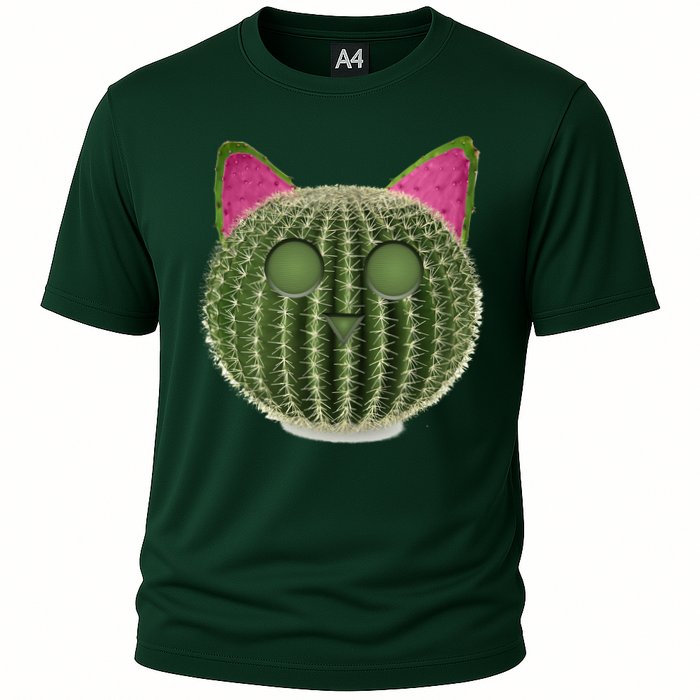 Watermelon Cactus Cat Catcus Performance Shirt