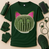 Watermelon Cactus Cat Catcus Performance Shirt