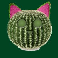 Watermelon Cactus Cat Catcus Performance Shirt