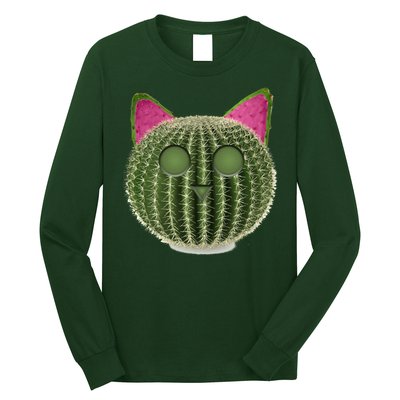 Watermelon Cactus Cat Catcus Long Sleeve Shirt