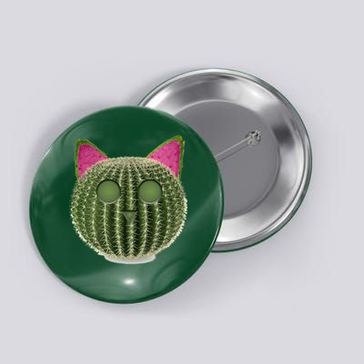 Watermelon Cactus Cat Catcus Button