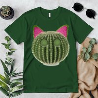 Watermelon Cactus Cat Catcus Premium T-Shirt