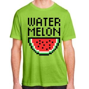 Watermelon Pixelated Retro Adult ChromaSoft Performance T-Shirt