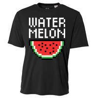 Watermelon Pixelated Retro Cooling Performance Crew T-Shirt