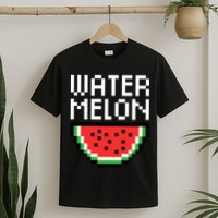 Watermelon Pixelated Retro T-Shirt