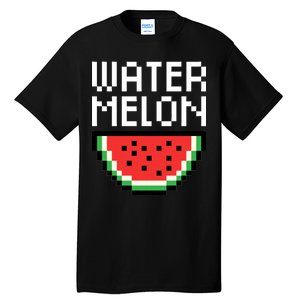 Watermelon Pixelated Retro Tall T-Shirt