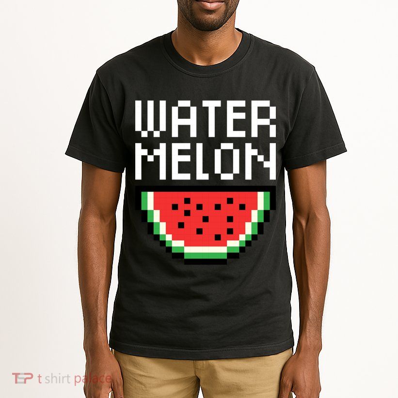 Watermelon Pixelated Retro Tall T-Shirt