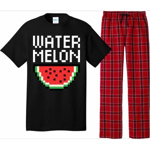 Watermelon Pixelated Retro Pajama Set